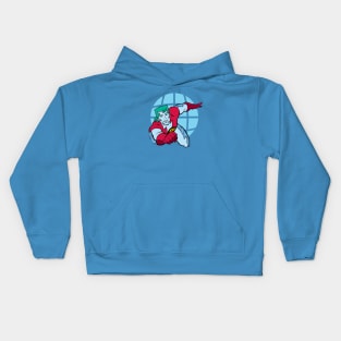 Captain Planet Blue Globe Kids Hoodie